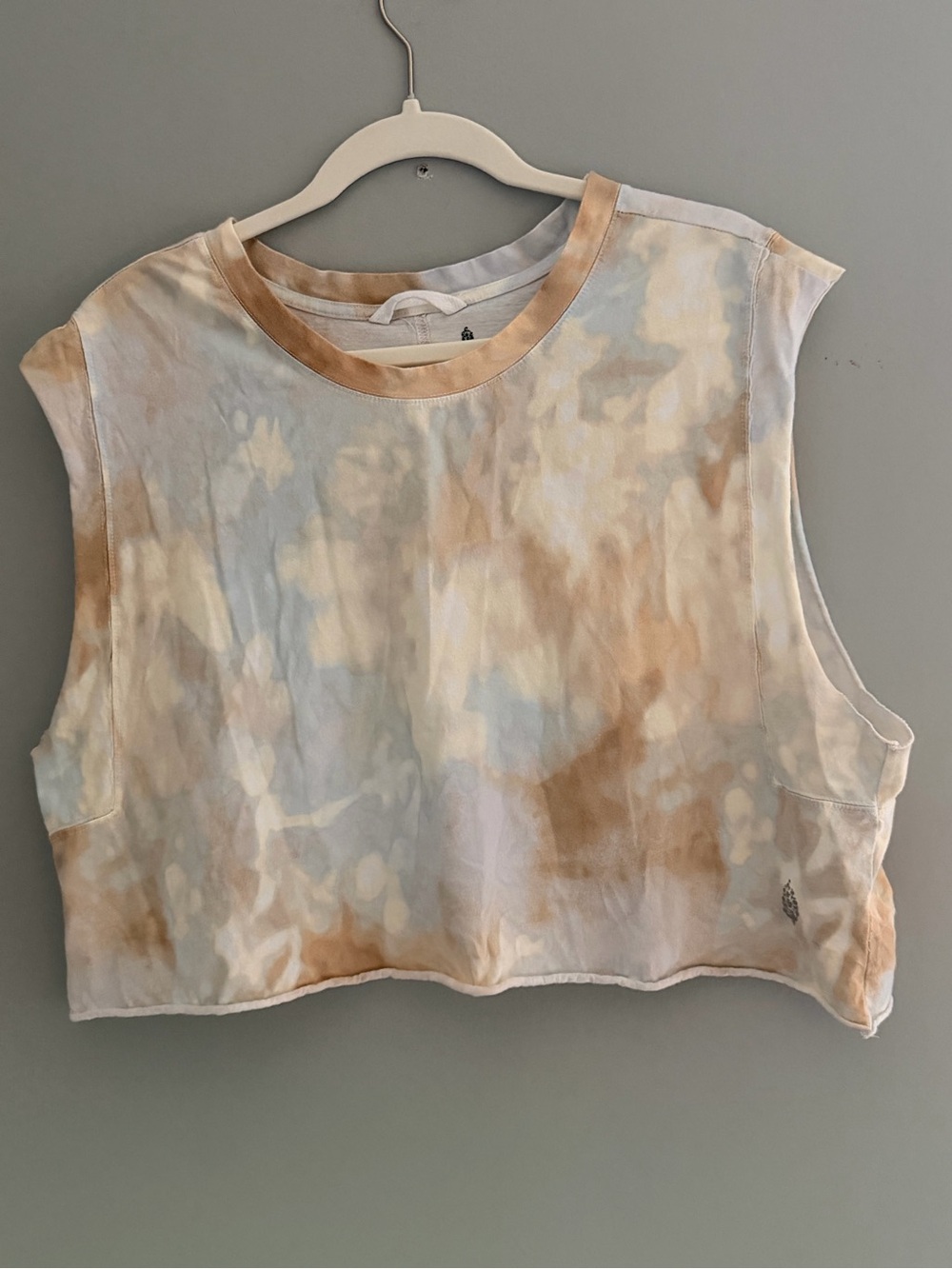 Free People FP Movement Inspire Cropped Tie Dye Muscle Tank